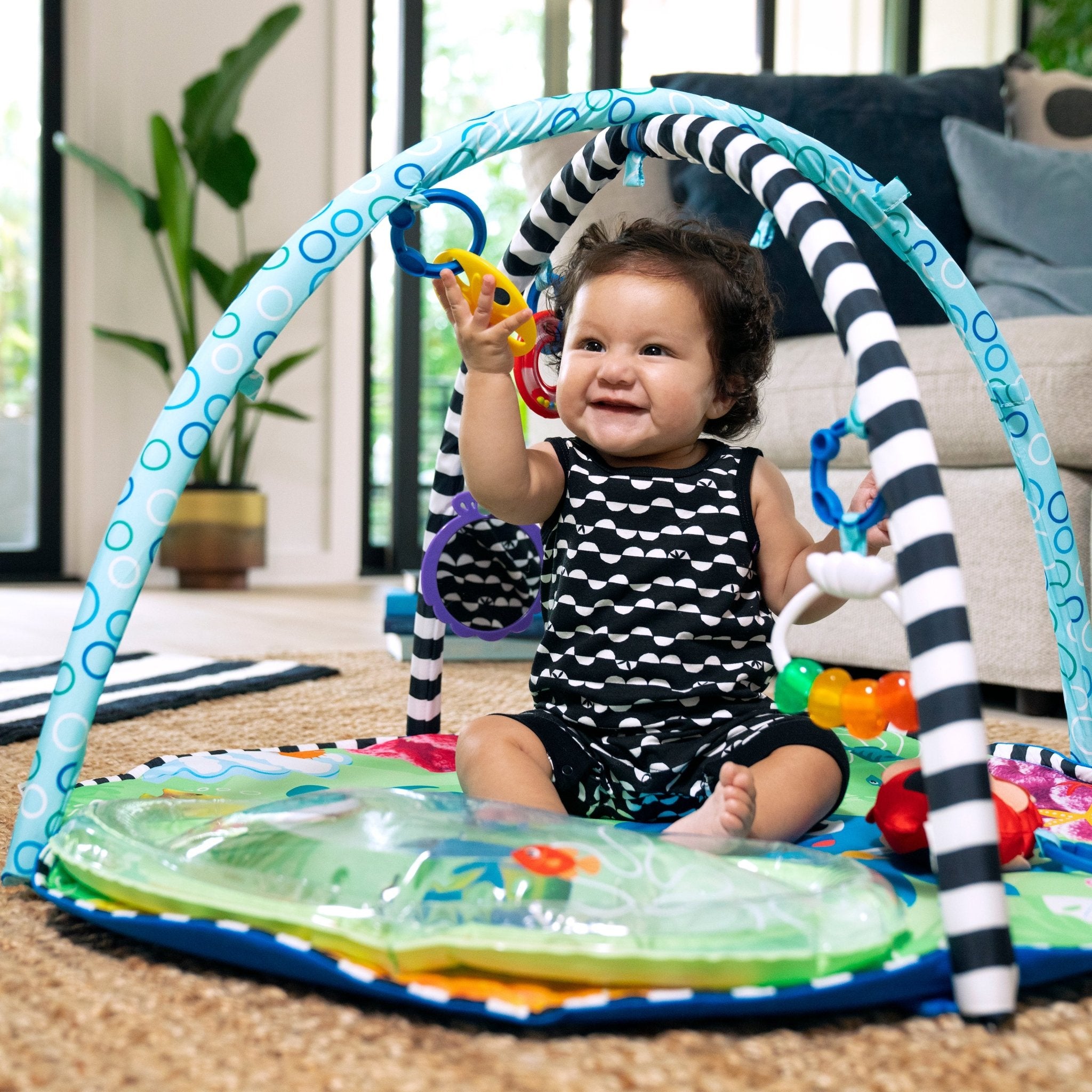 Baby Einstein™Sea Floor Explorers™ 2 - in - 1 Water Mat Play Gym - Premium for Kids in Qatar | Toysaro.com